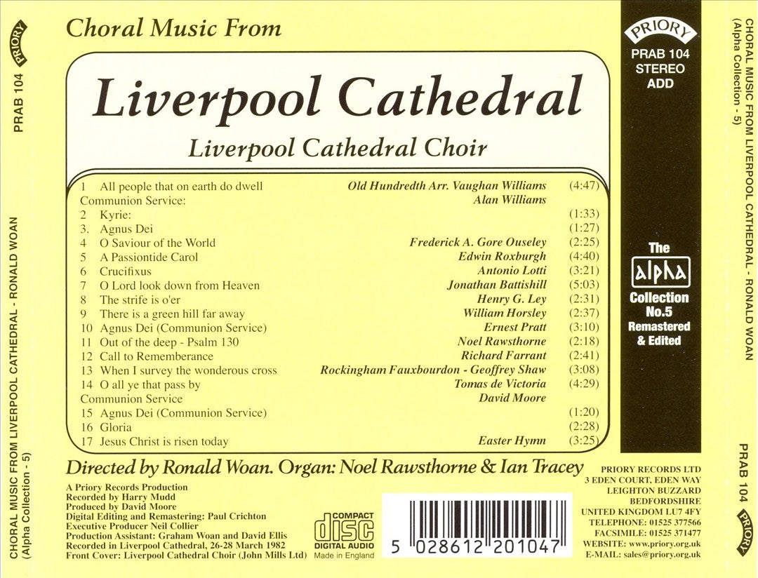 Choral Music from Liverpool Cathedral cover art