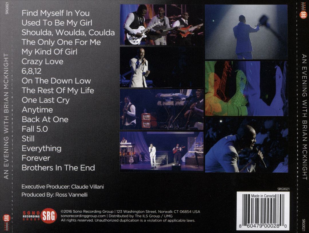 Evening with Brian McKnight cover art