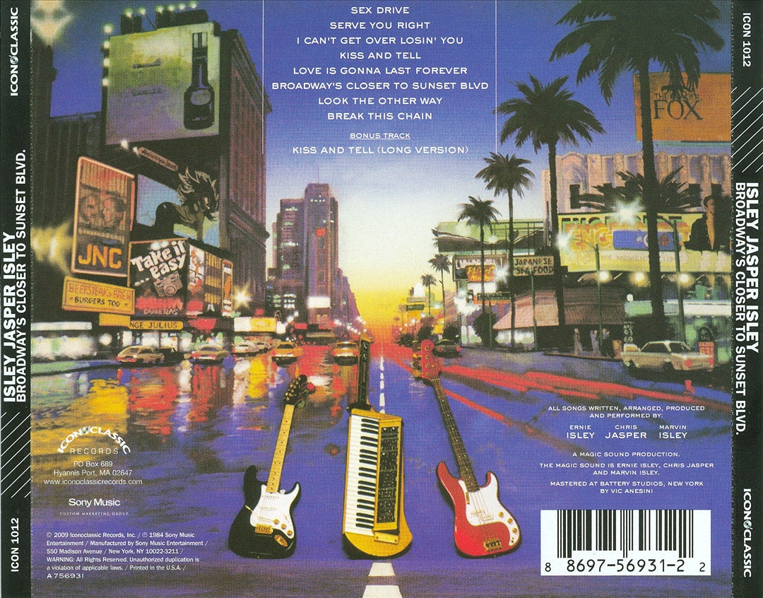 Broadway's Closer to Sunset Blvd. cover art