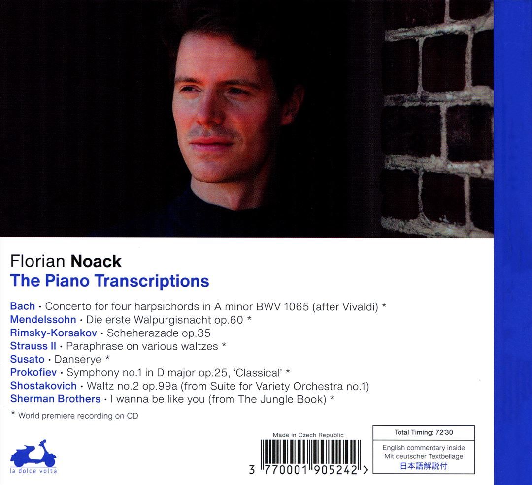I Wanna Be Like You: the Piano Transcriptions cover art