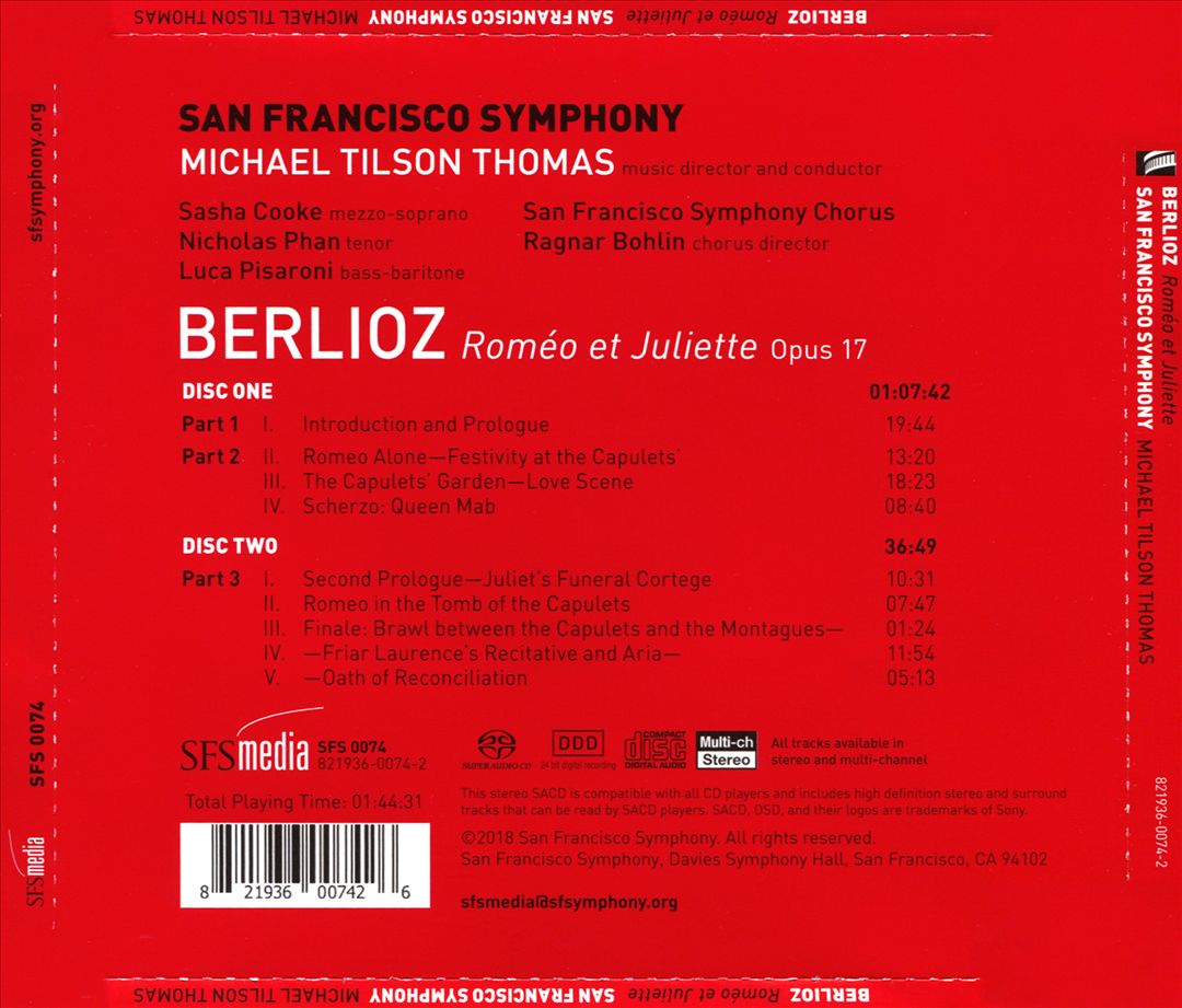 Berlioz: Roméo et Juliette cover art
