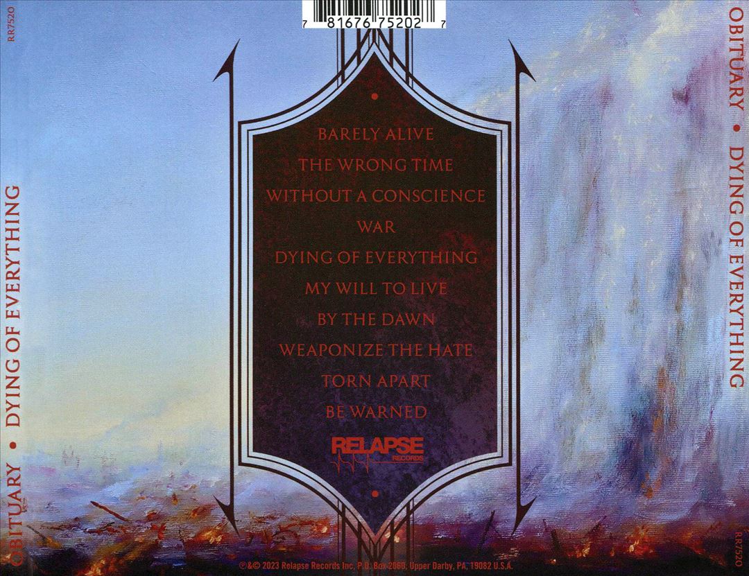 Dying of Everything cover art