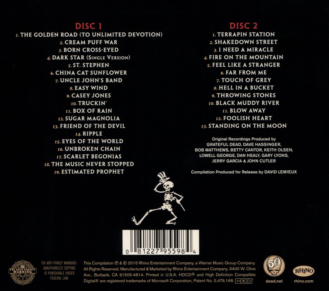 Best of the Grateful Dead cover art