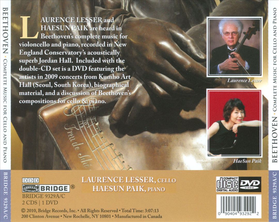 Beethoven: The Complete Music for Cello & Piano cover art