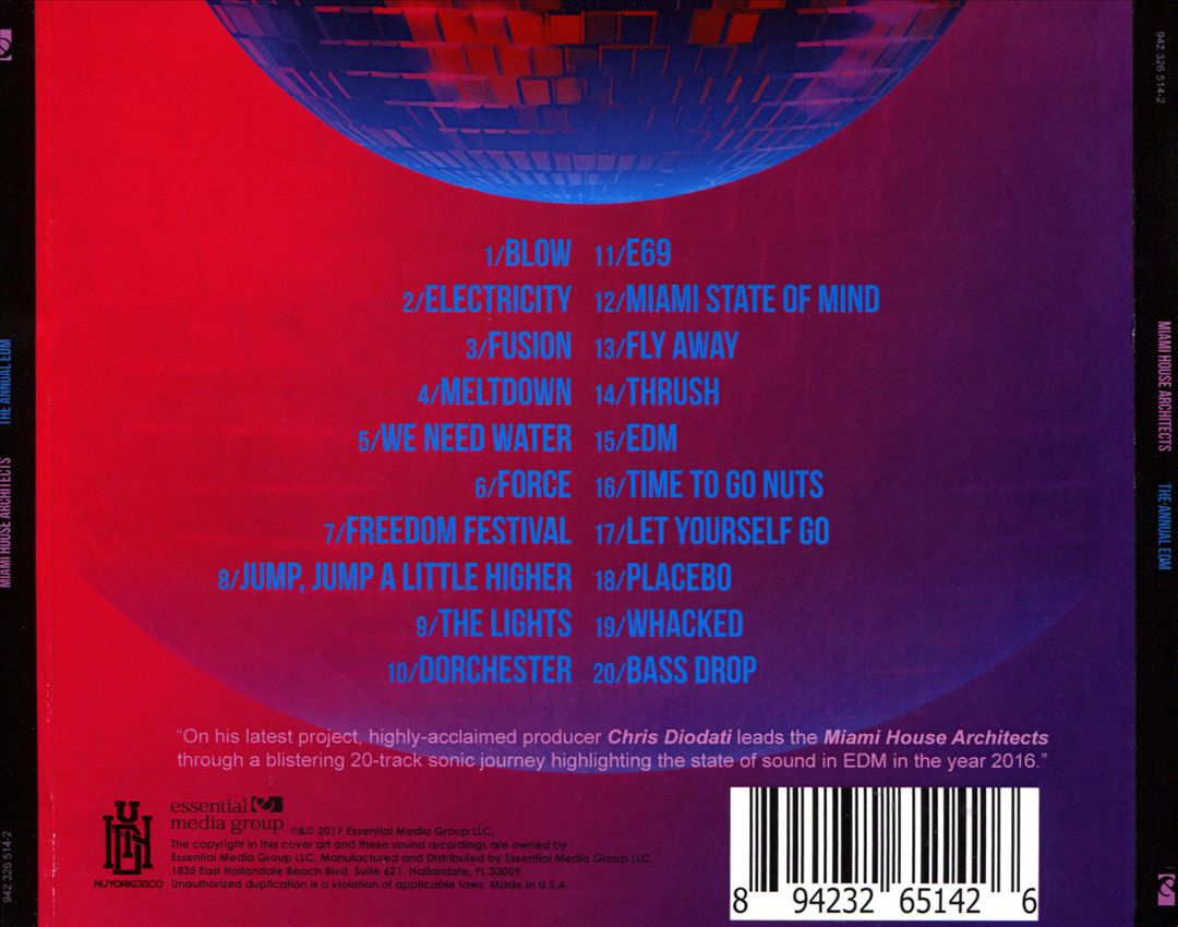 Annual Edm: Electronic Dance Music 2016 cover art