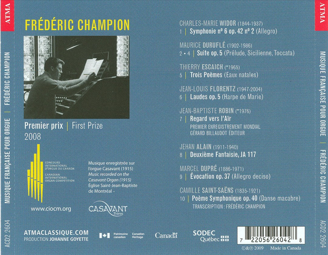 French Organ Music cover art