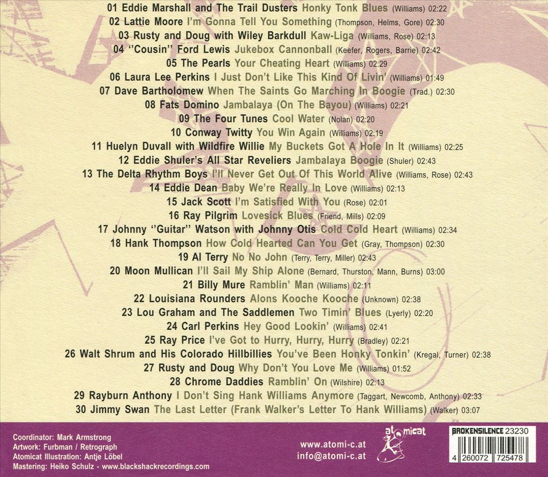 Hank Williams Songbook and More, Vol. 3: Jambalaya on the Bayou cover art