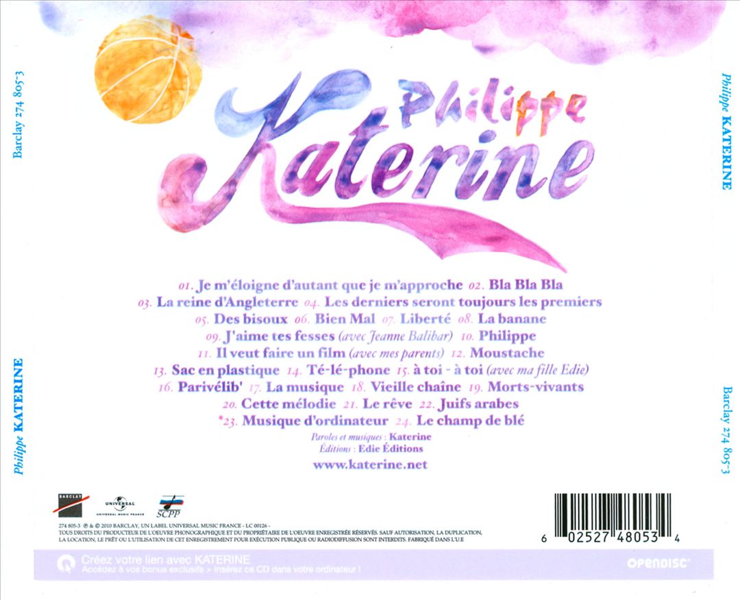 Philippe Katerine cover art