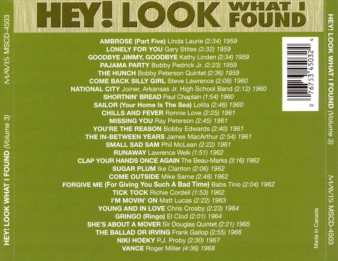 Hey! Look What I Found, Vol. 3 cover art