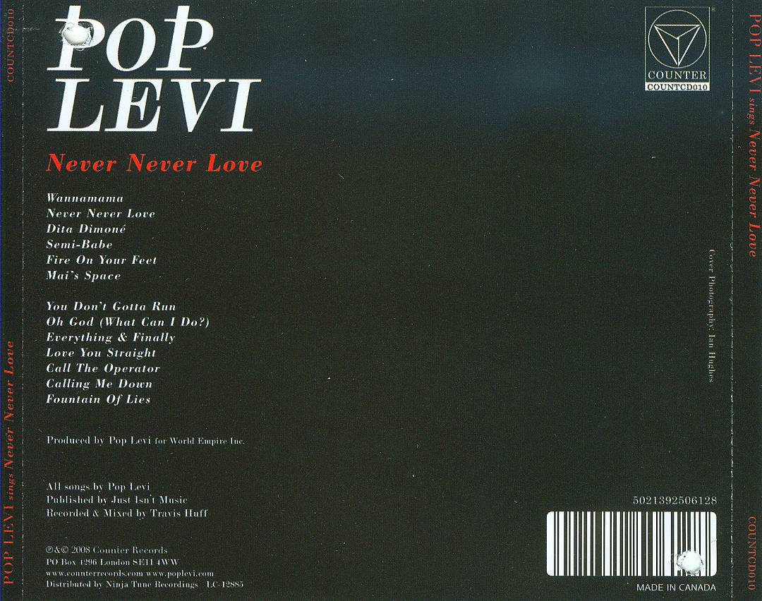 Never Never Love cover art
