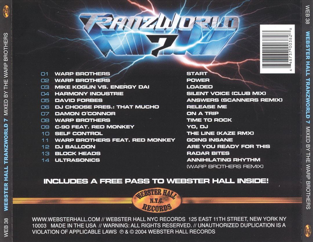 Tranzworld, Vol. 7 cover art