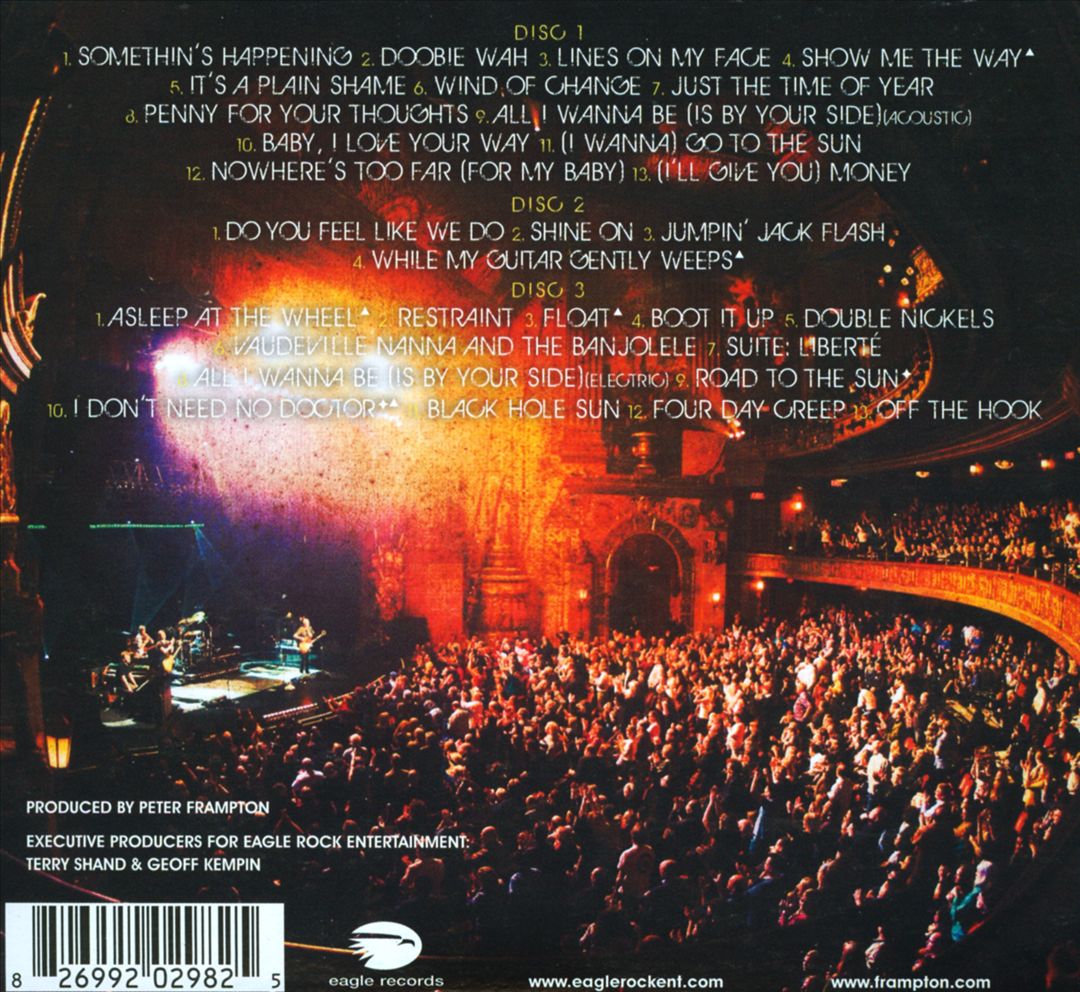 Best of FCA! 35 Tour: An Evening with Peter Frampton cover art