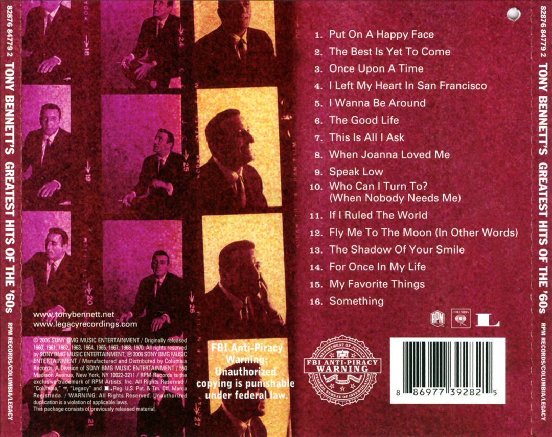 Greatest Hits of the '60s cover art