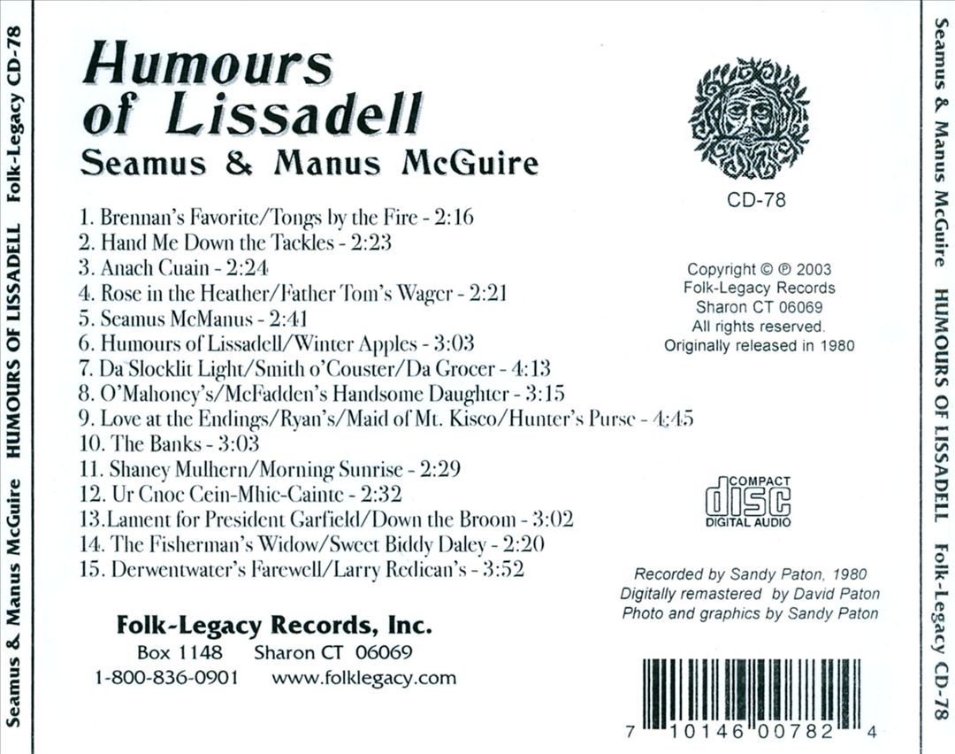 Humours of Lissadell cover art