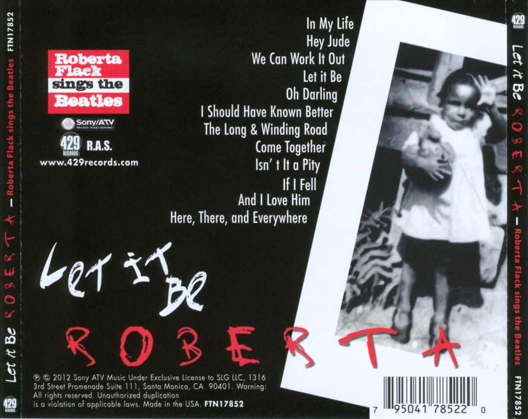 Let It Be Roberta: Roberta Flack Sings the Beatles cover art