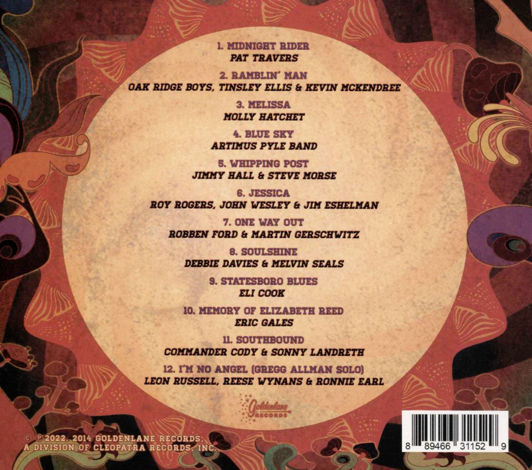 Ramblin' Man: Tribute to the Allman Brothers Band cover art