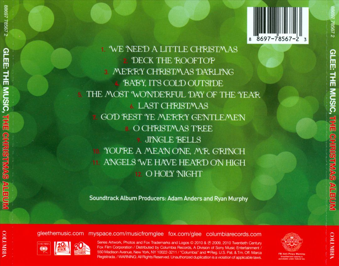 Glee: The Music - The Christmas Album cover art