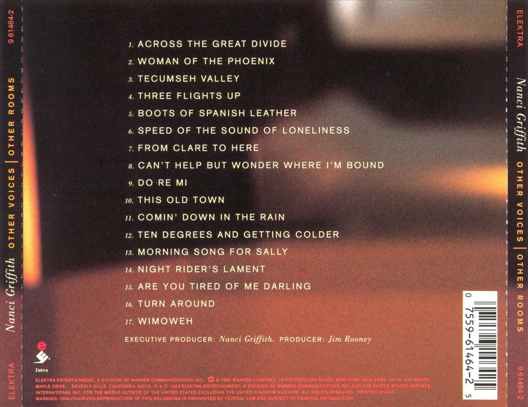 Other Voices, Other Rooms cover art