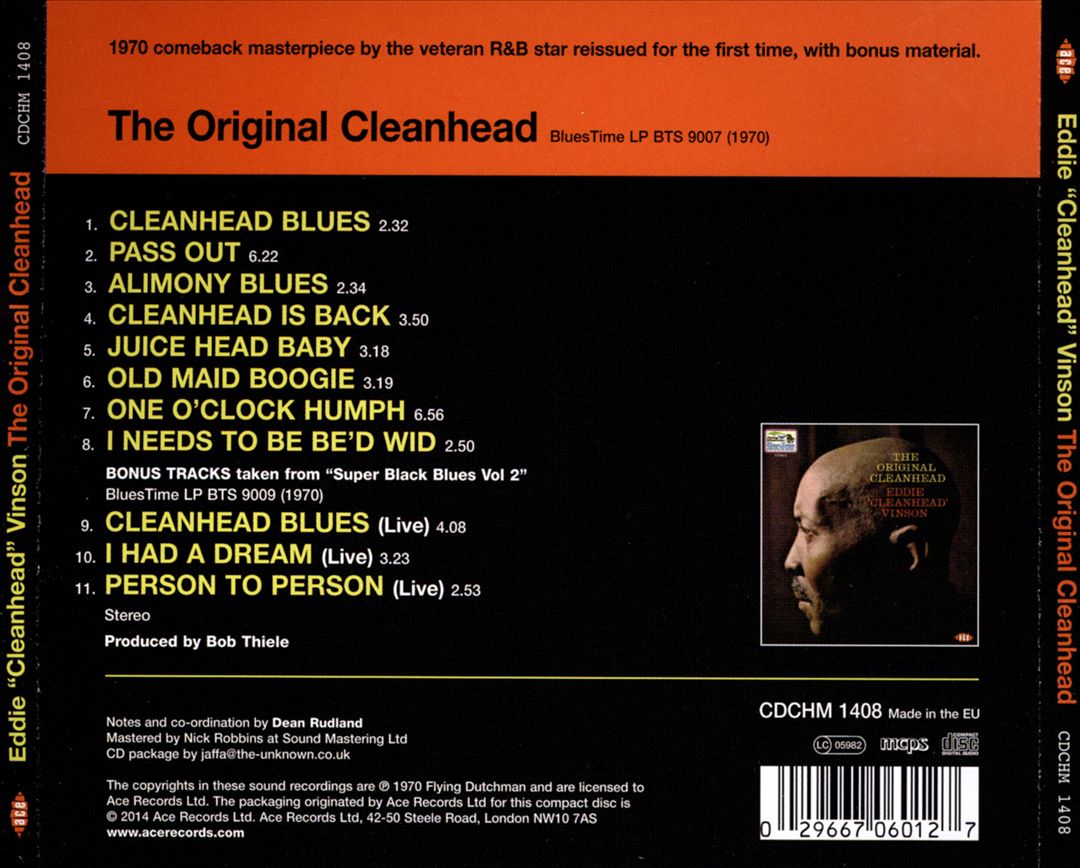 Original Cleanhead cover art