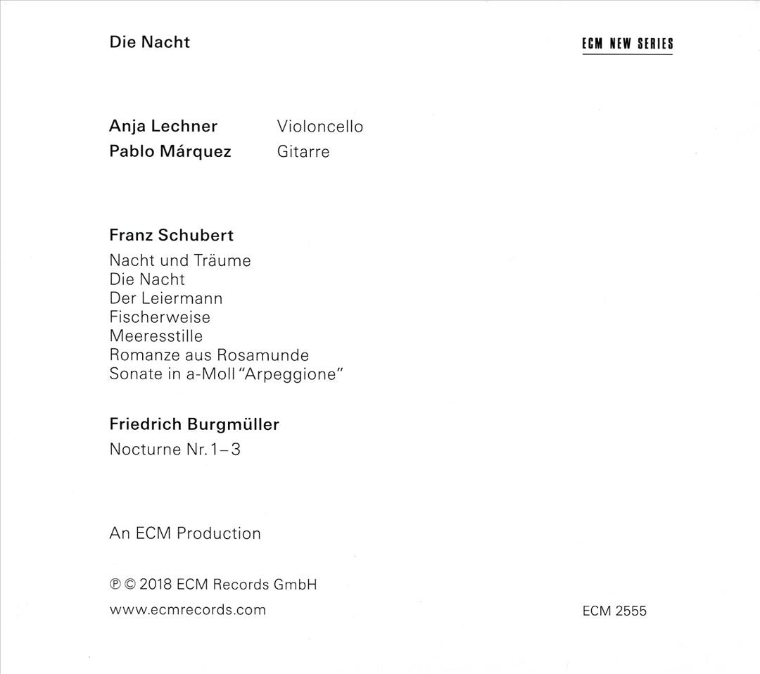 Franz Schubert: Die Nacht cover art