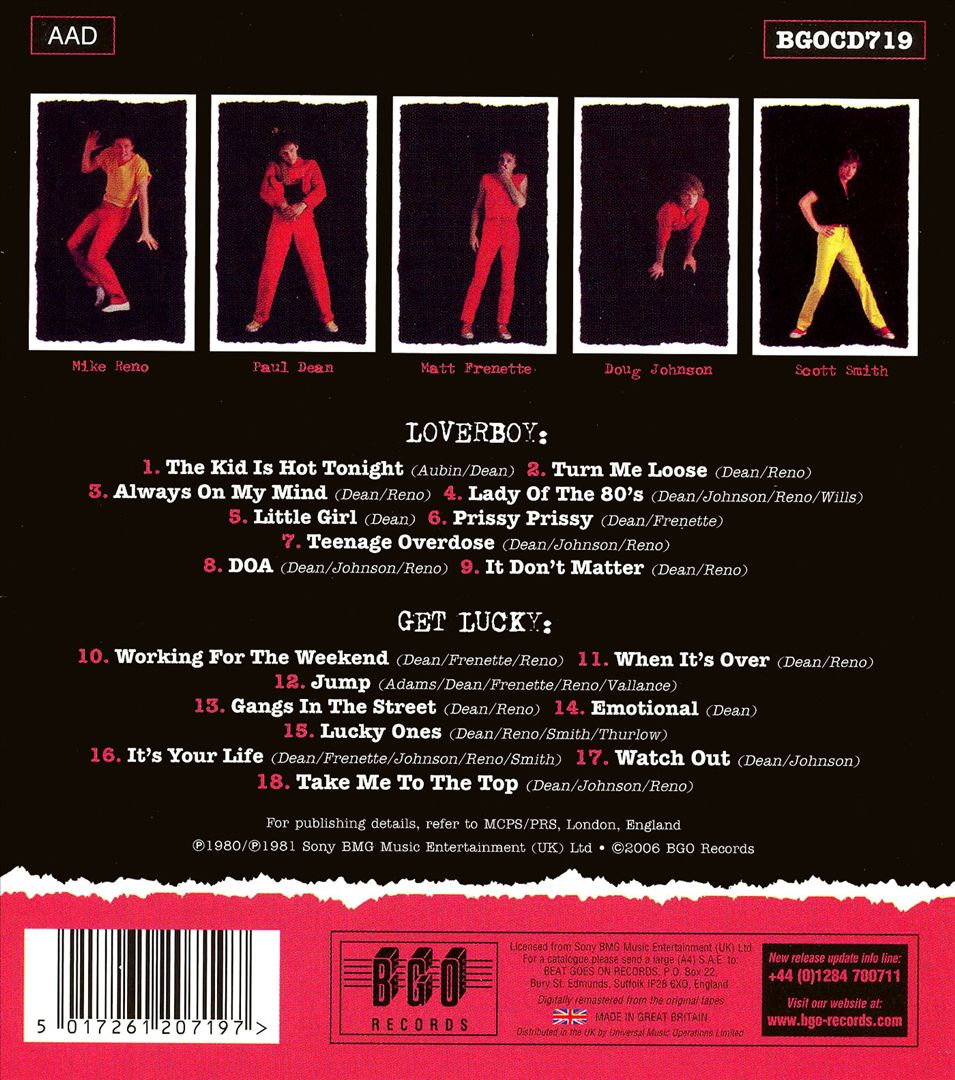 Loverboy/Get Lucky cover art