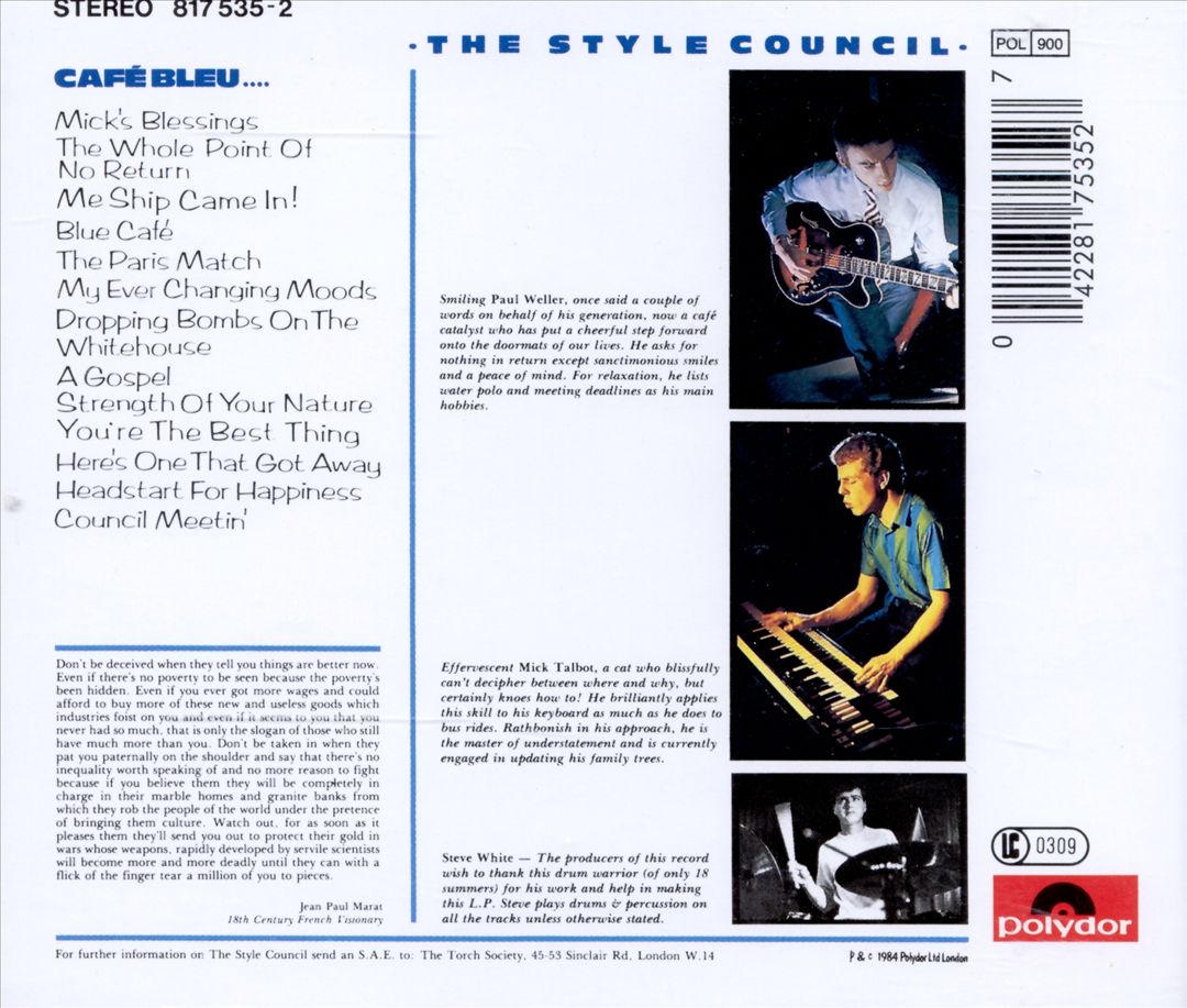 Café Bleu cover art