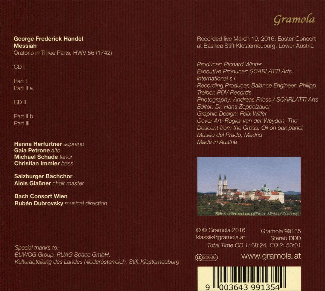 Händel: Messiah cover art