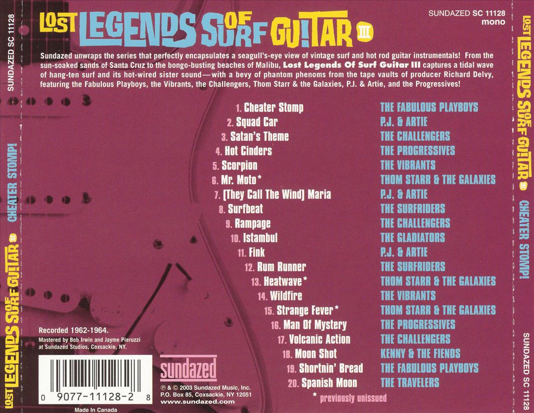 Lost Legends of Surf Guitar, Vol. 3 cover art