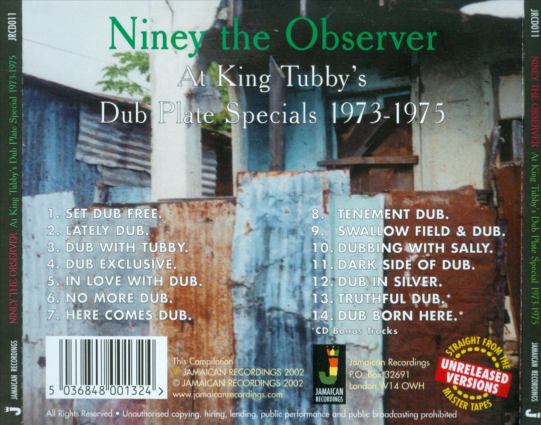 At King Tubby's: Dub Plate Specials 1973-1975 cover art