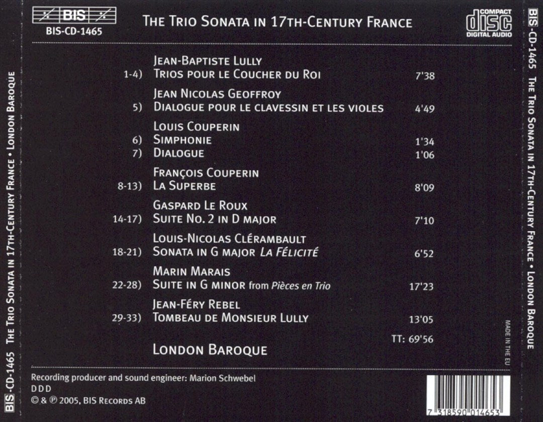 Trio Sonata: 17th-Century France cover art