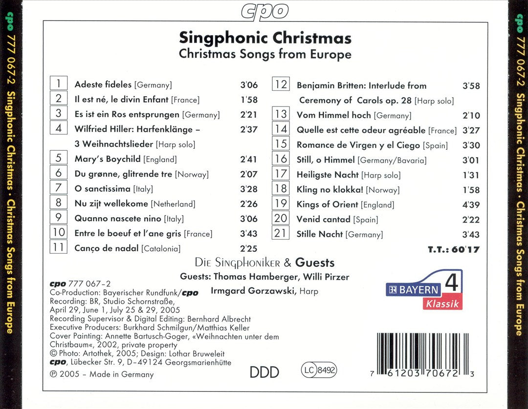 Singphonic Christmas cover art