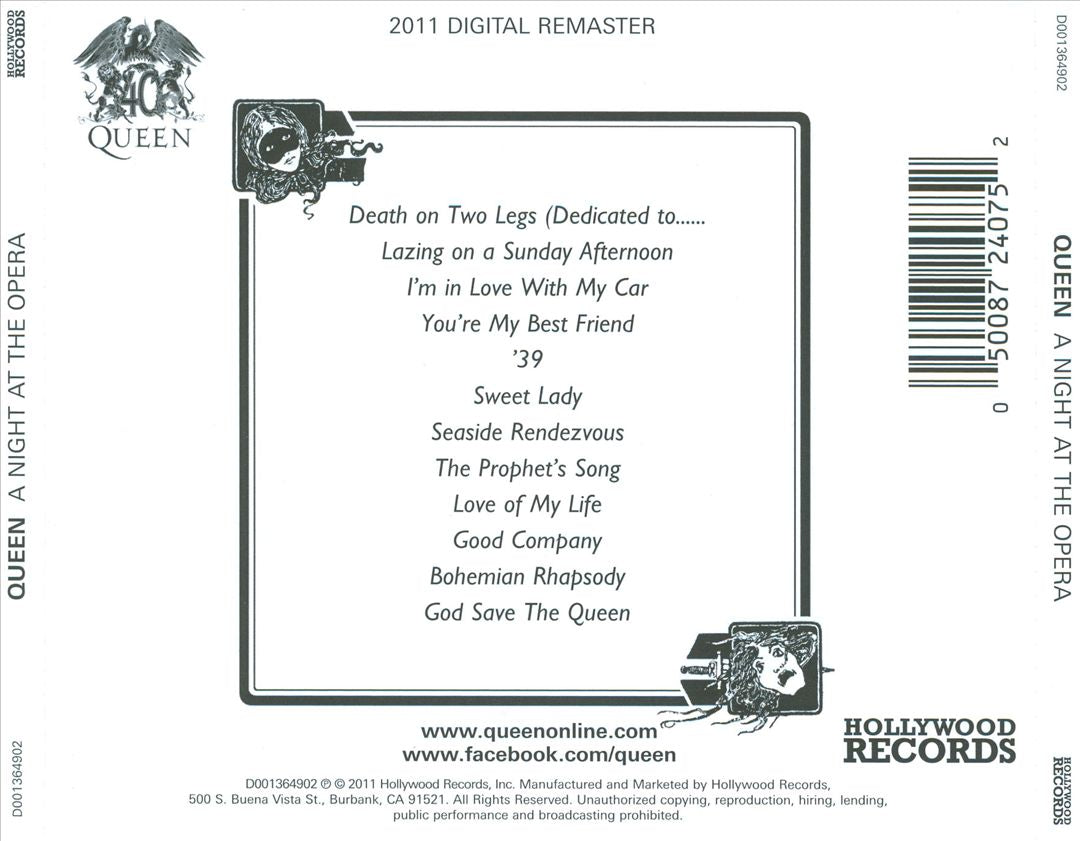 Night at the Opera cover art