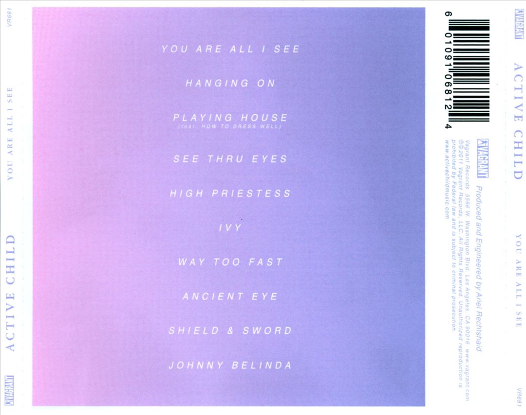 You Are All I See cover art