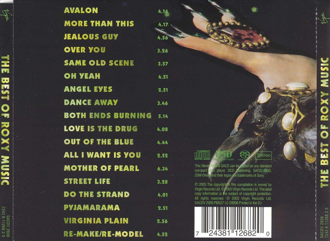 Best of Roxy Music cover art