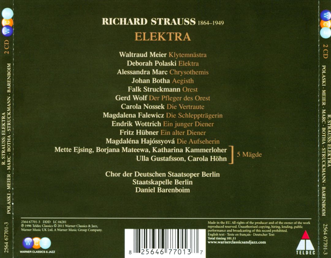 Richard Strauss: Elektra cover art