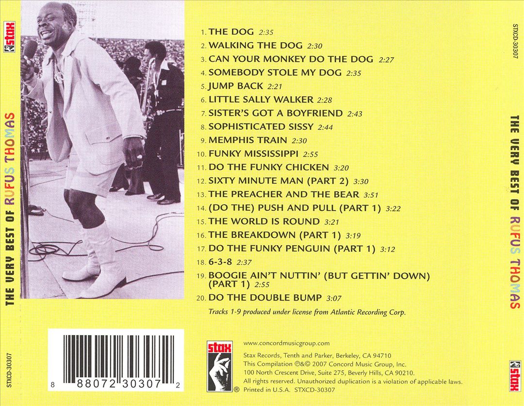 Very Best of Rufus Thomas cover art