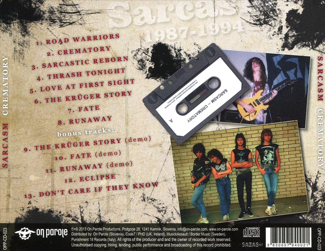 Crematory cover art