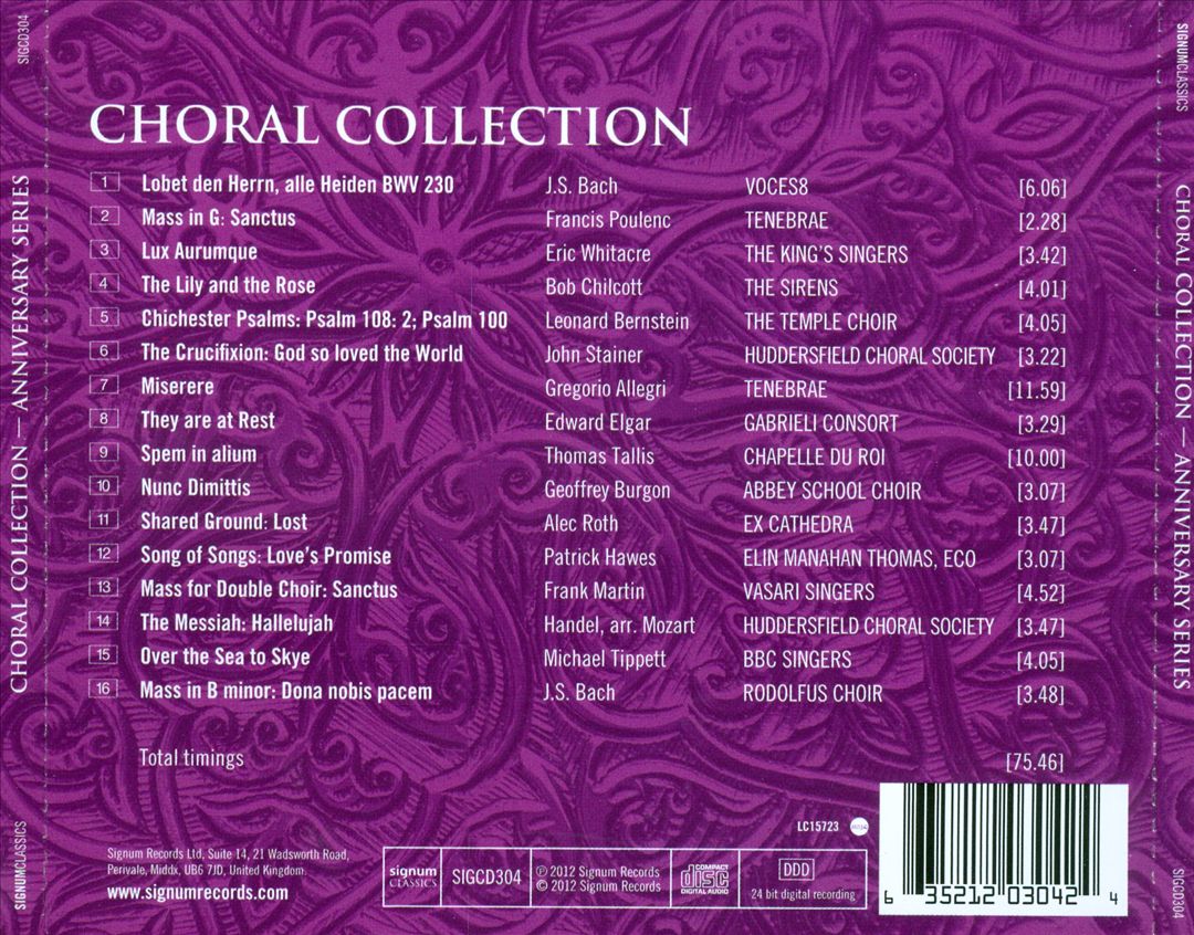 Choral Collection cover art