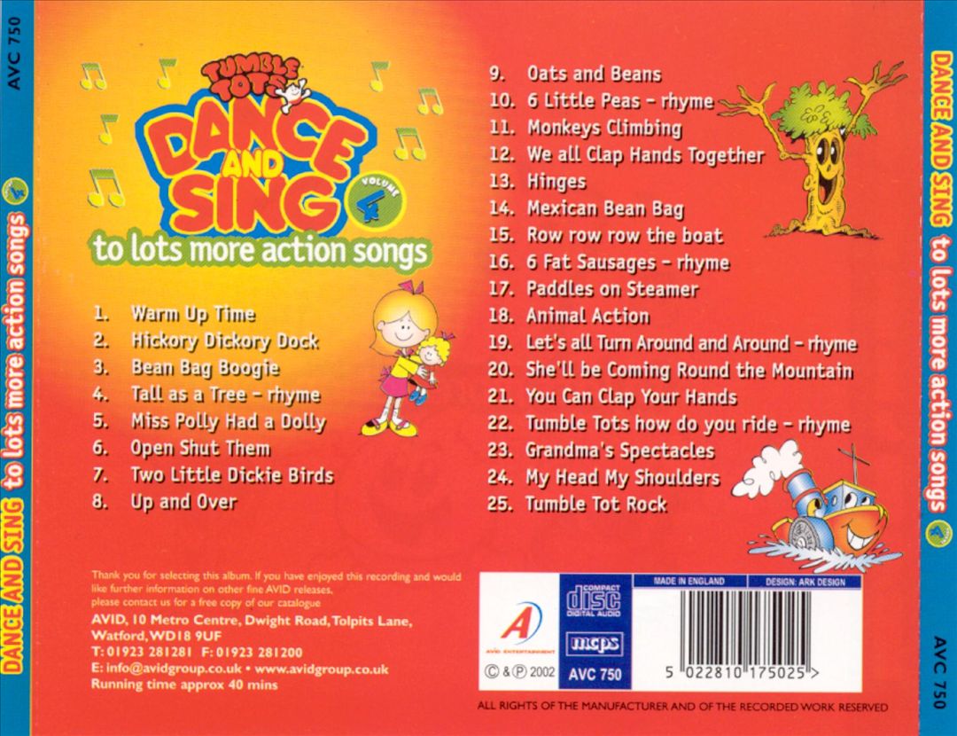 Tumble Tots: Dance and Sing, Vol. 4 cover art