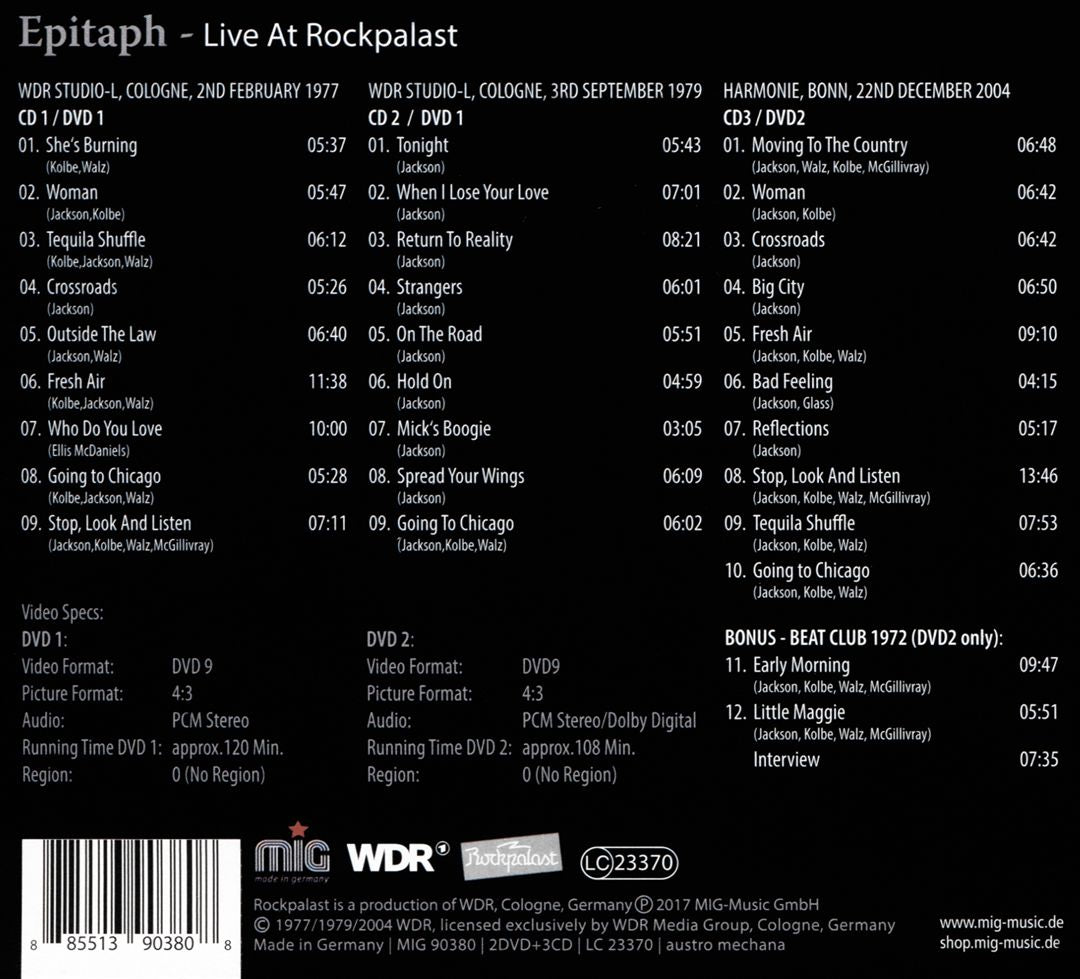 Live at Rockpalast cover art