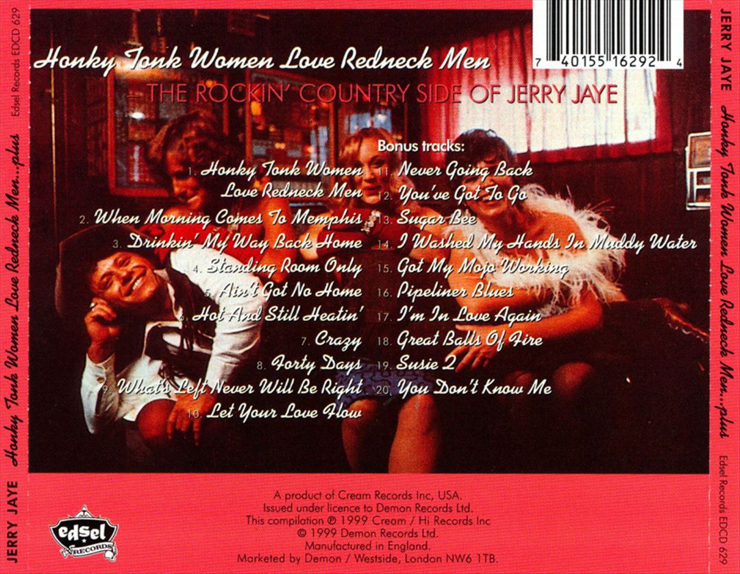 Honky Tonk Women Love Redneck Men cover art
