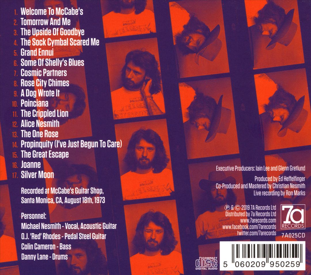 Cosmic Partners: The McCabe's Tapes cover art
