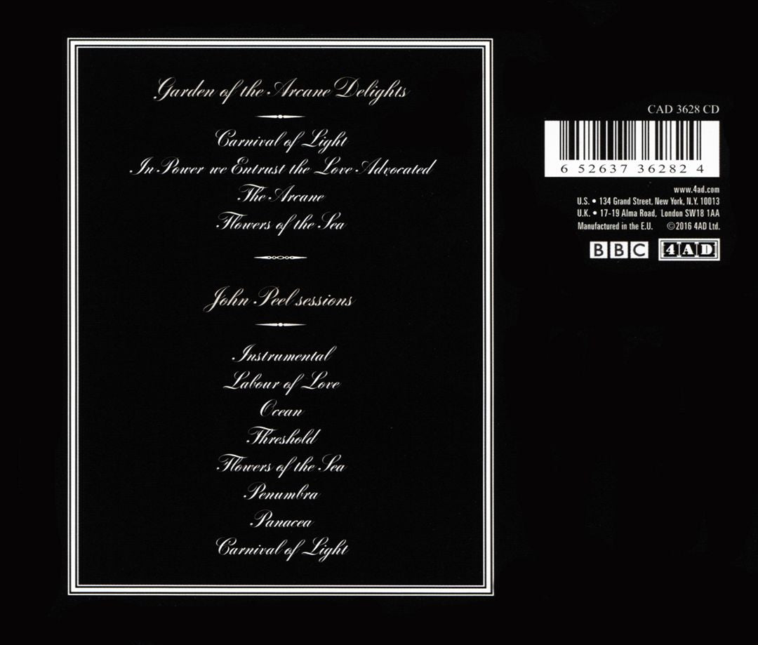 Garden of the Arcane Delights/Peel Sessions cover art