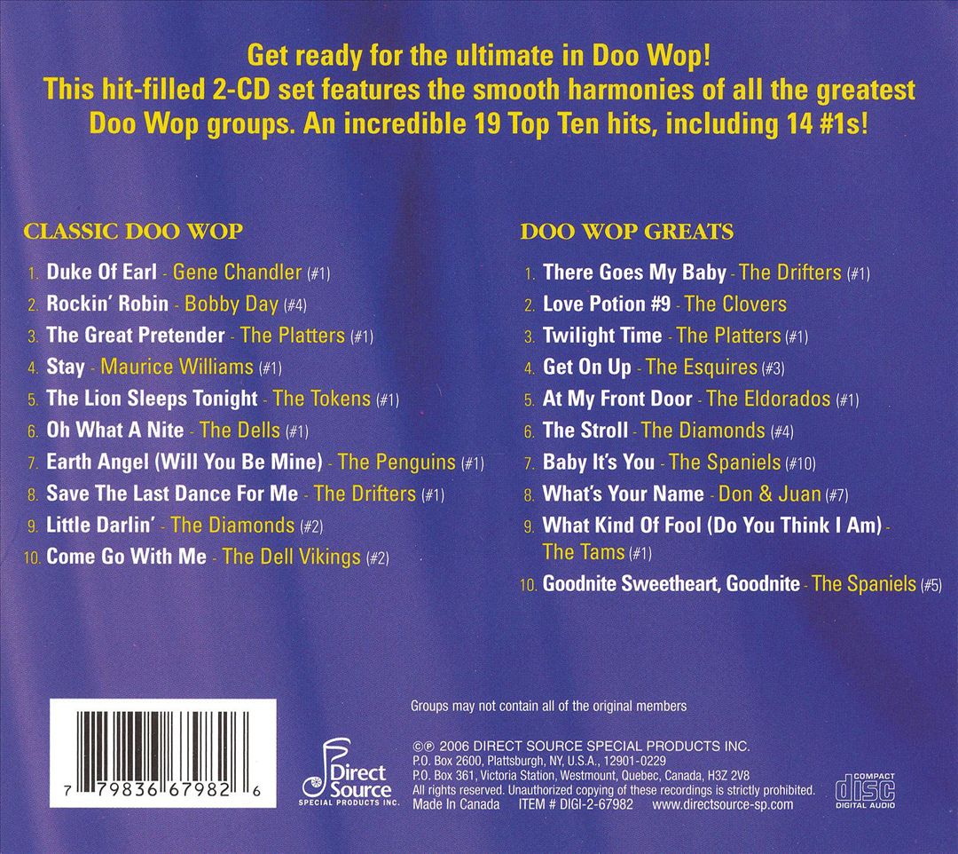 Ultimate Collection: Doo Wop cover art