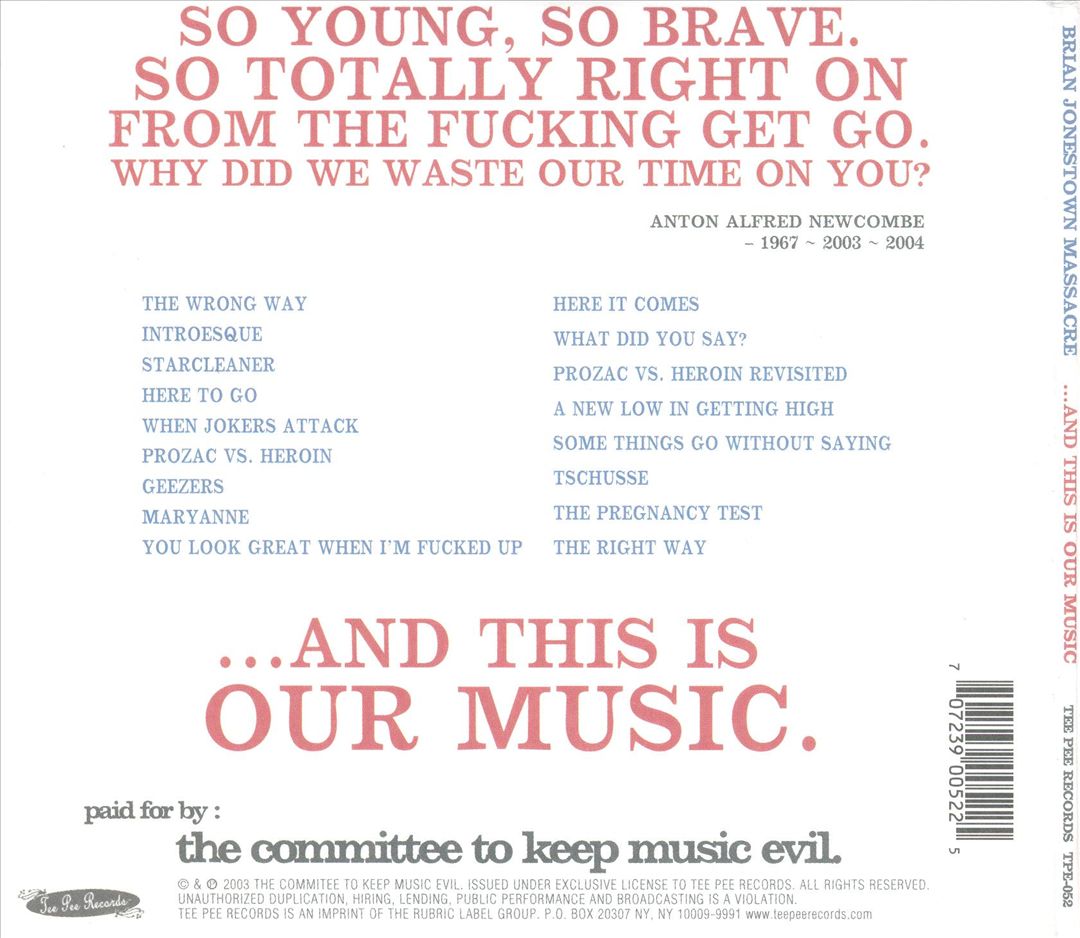 ...And This Is Our Music cover art