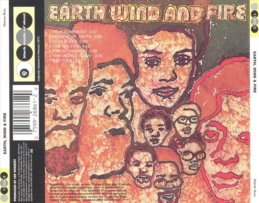 Earth, Wind and Fire cover art