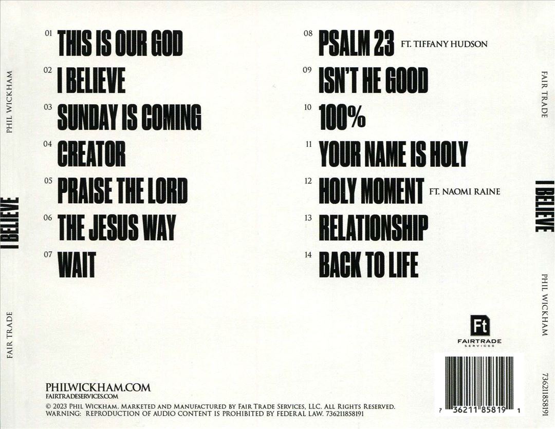 I Believe cover art