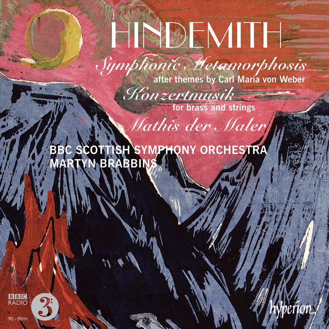 Hindemith: Symphonic Metamorphosis; Konzertmusik; Mathis der Maler cover art