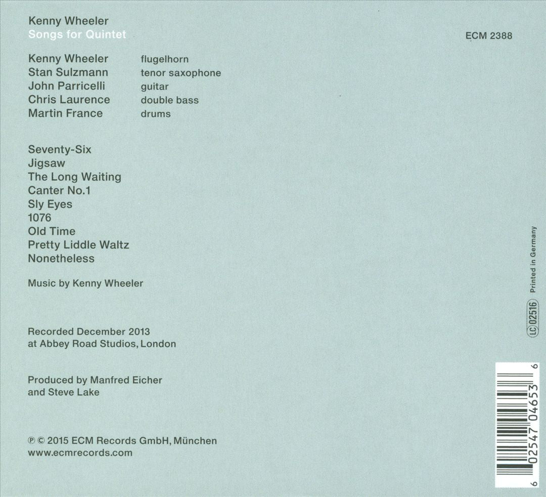 Songs for Quintet cover art