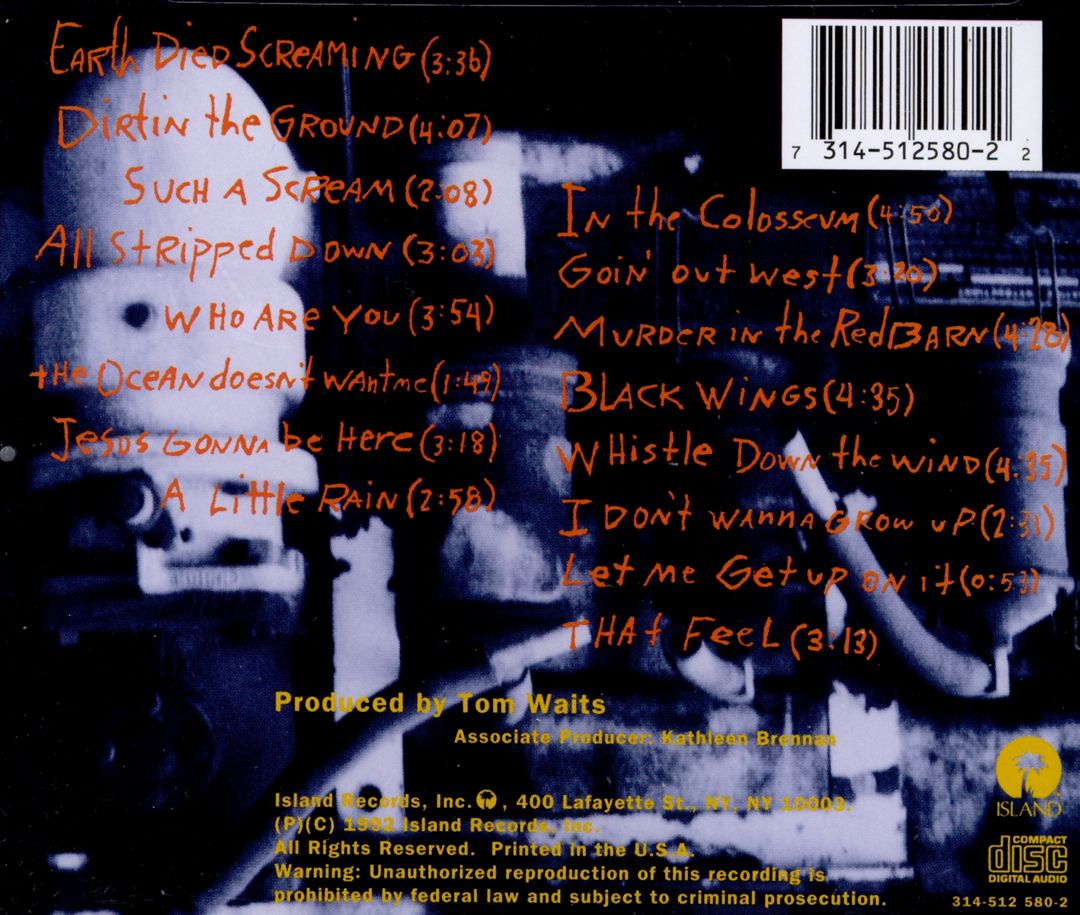 Bone Machine cover art